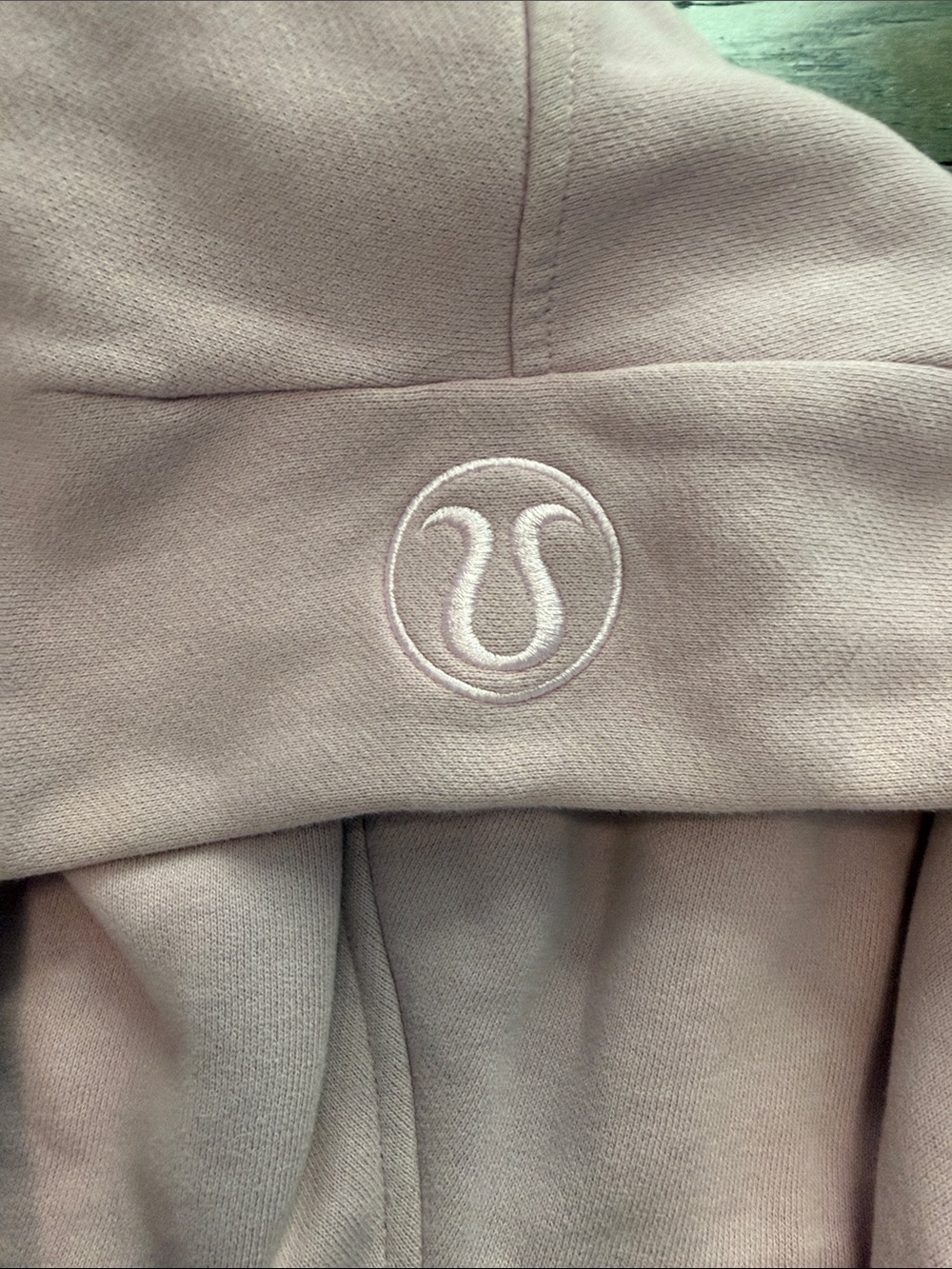 Lululemon Cropped Pink Half-Zip Hoodie - Picture 3 of 4